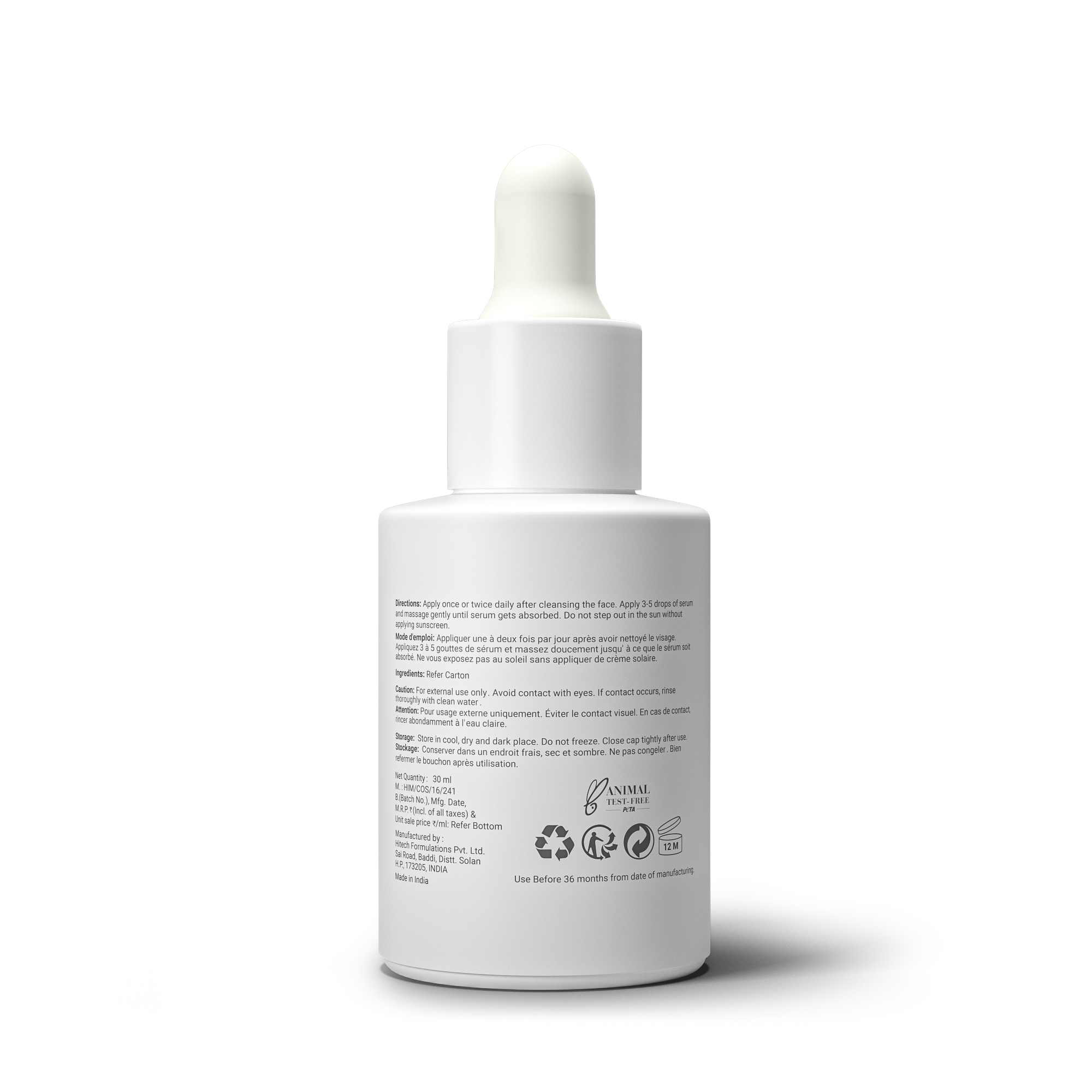 Blabon Pro Serum - Back Profile