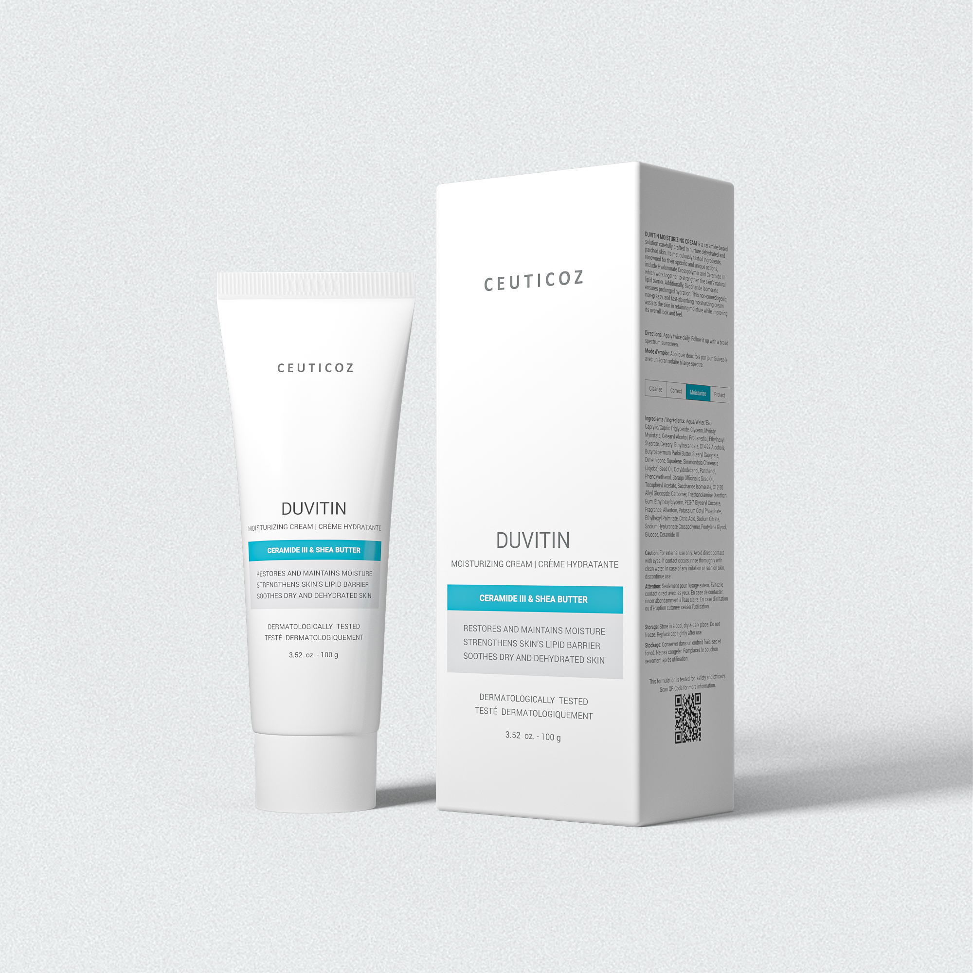 Duvitin Moisturizing Cream - Textured BG